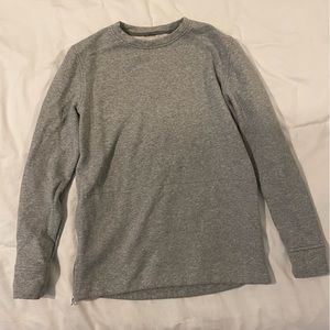 Lulu lemon crew neck sweater with side zippers size 4